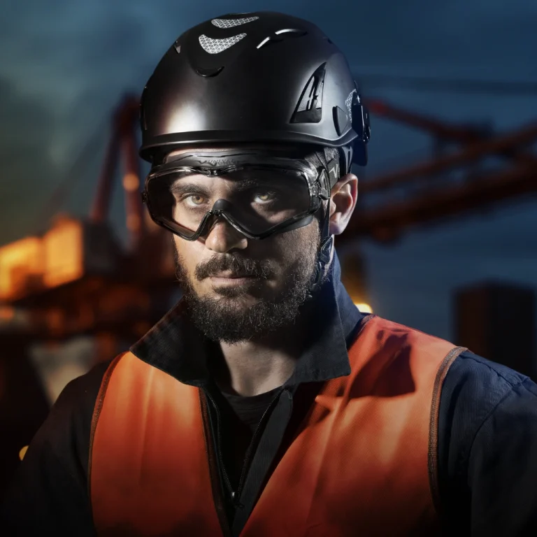 covek sa zastitnim naocarima