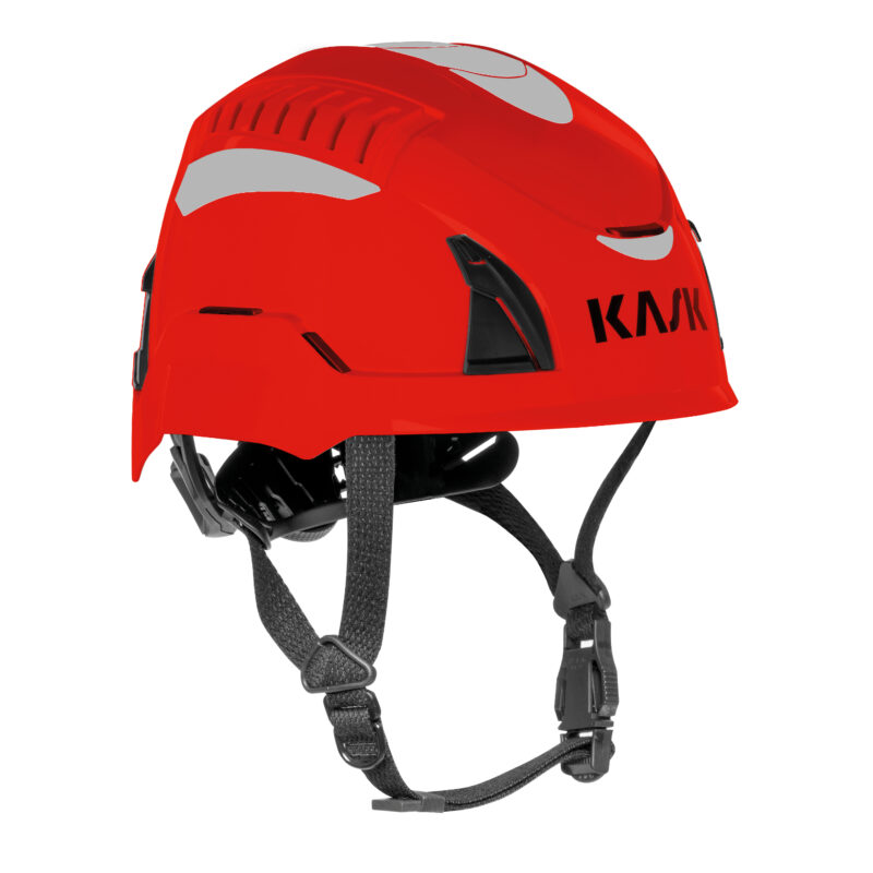 Alpinisticki/Vatrogasni Šlem KASK WHE00096_QUANTUM CABRIO_Crveni Fluo